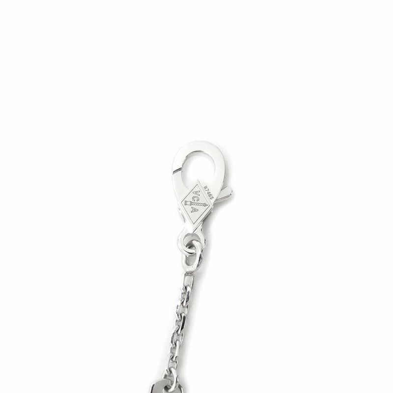 ヴァンクリ ネックレス ヴィンテージ アルハンブラ ギヨシェ ダイヤ 1P K18WG/K18PG VCARPNTH00 2024年ホリデー限定