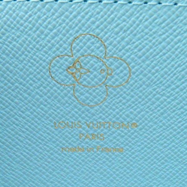 ルイヴィトン 長財布 モノグラム ヴィヴィエンヌ ジッピー・ウォレット M12223 ラウンドファスナー ブルー