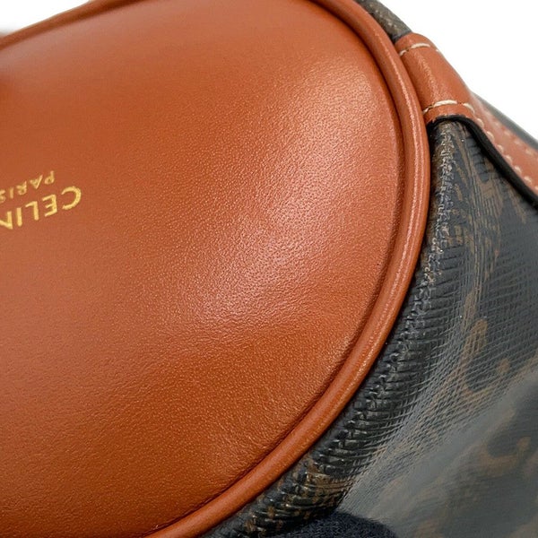 セリーヌ ショルダーバッグ トリオンフ マイクロ ドローストリング PVC レザー 10H492 CELINE