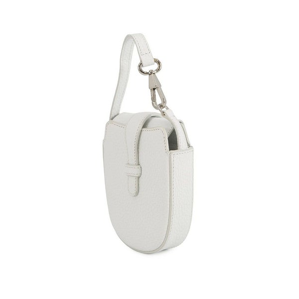 ロエベ ポーチ ロゴ レザー  LOEWE 小物入れ 白