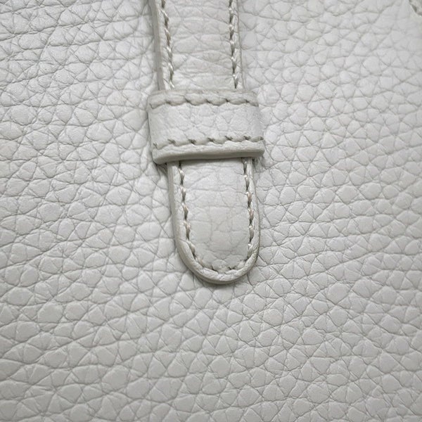 ロエベ ポーチ ロゴ レザー  LOEWE 小物入れ 白