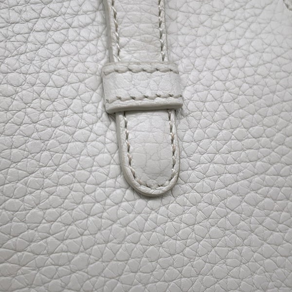 ロエベ ポーチ ロゴ レザー  LOEWE 小物入れ 白