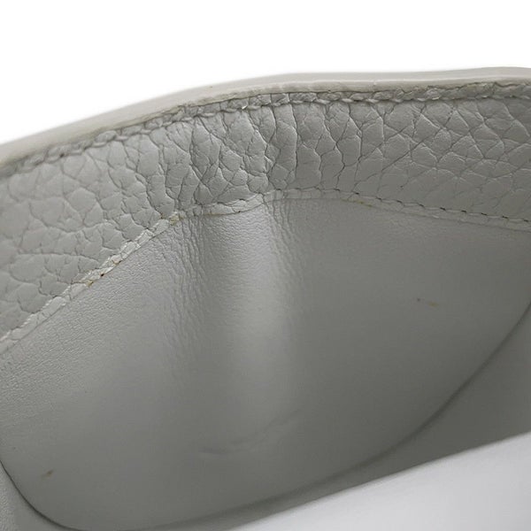 ロエベ ポーチ ロゴ レザー  LOEWE 小物入れ 白