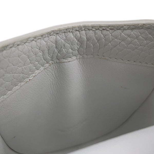 ロエベ ポーチ ロゴ レザー  LOEWE 小物入れ 白