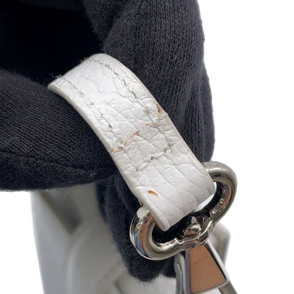 ロエベ ポーチ ロゴ レザー  LOEWE 小物入れ 白