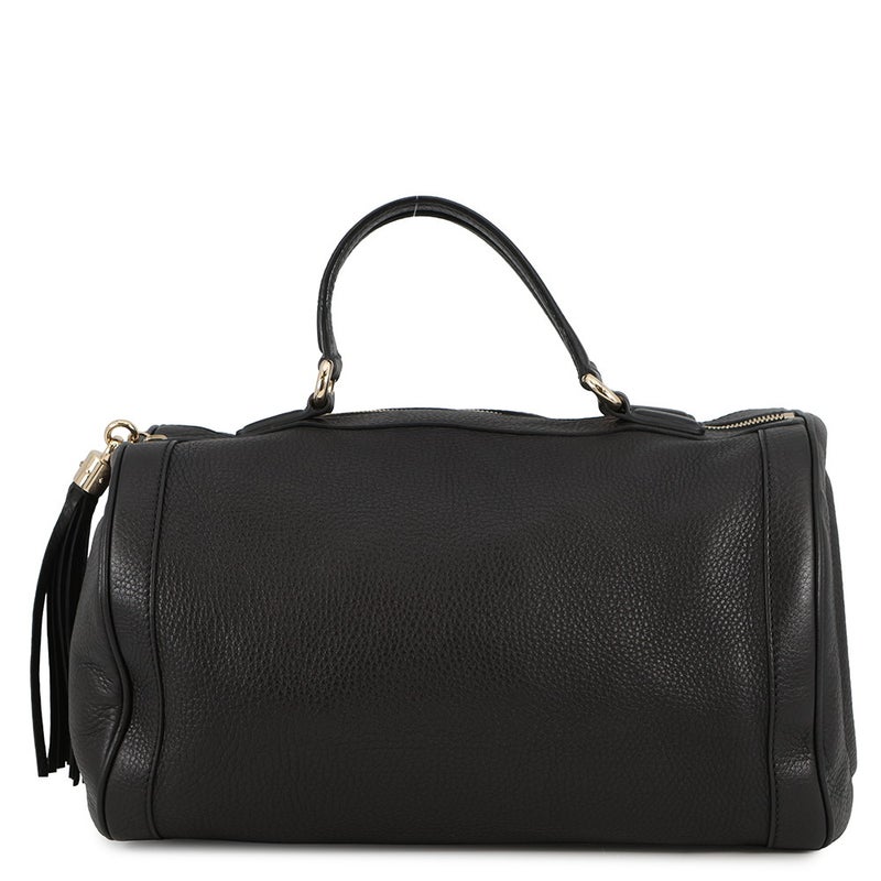 グッチ ハンドバッグ ソーホー インターロッキングG ミニボストンバッグ レザー 282302 GUCCI 黒
