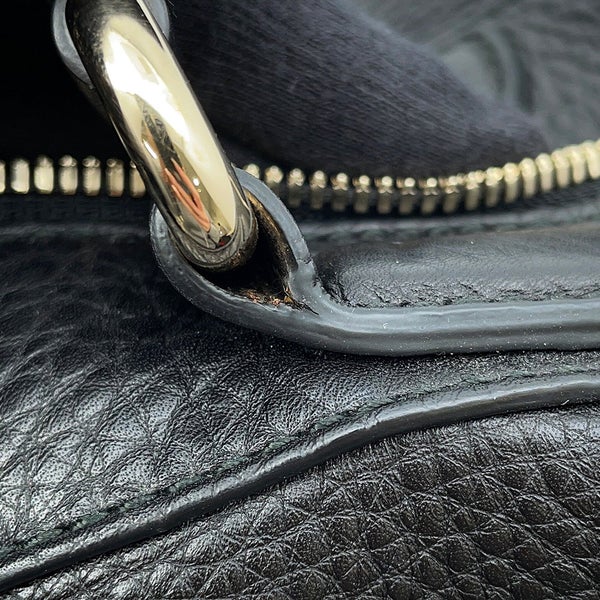 グッチ ハンドバッグ ソーホー インターロッキングG ミニボストンバッグ レザー 282302 GUCCI 黒