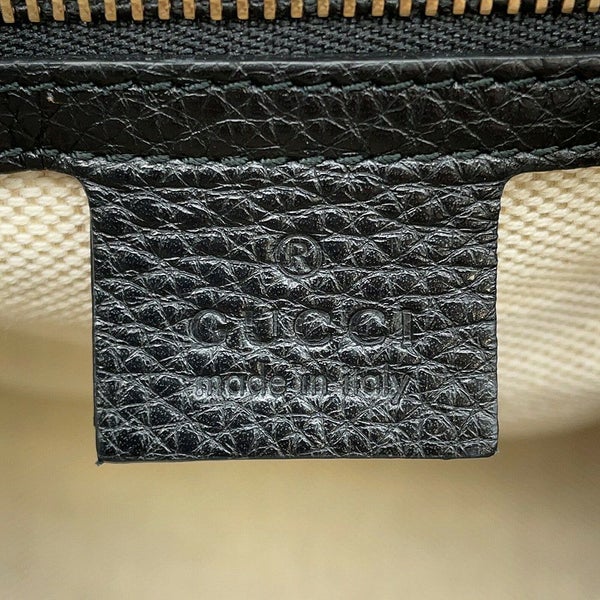 グッチ ハンドバッグ ソーホー インターロッキングG ミニボストンバッグ レザー 282302 GUCCI 黒