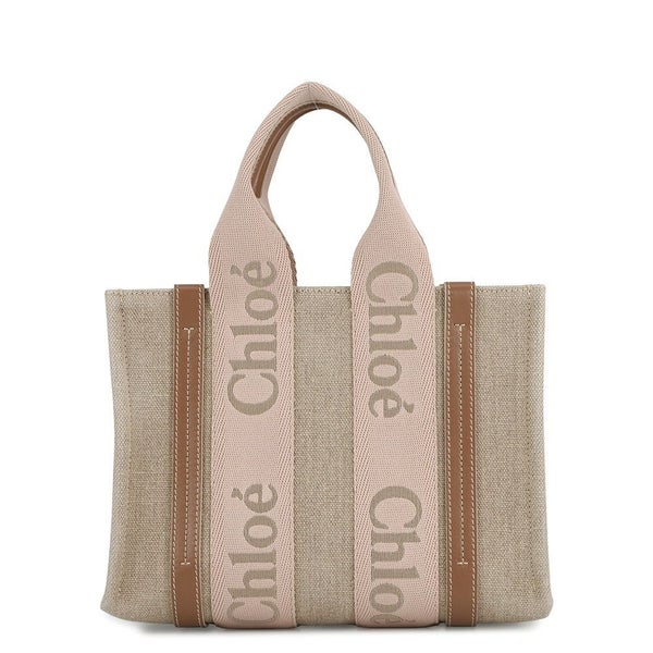 クロエ ハンドバッグ ウッディ トート スモール キャンバス レザー CHC23AS397L1726Y Chloe