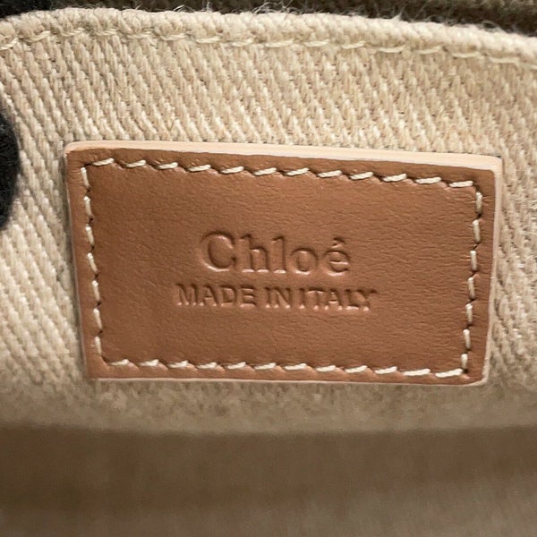 クロエ ハンドバッグ ウッディ トート スモール キャンバス レザー CHC23AS397L1726Y Chloe