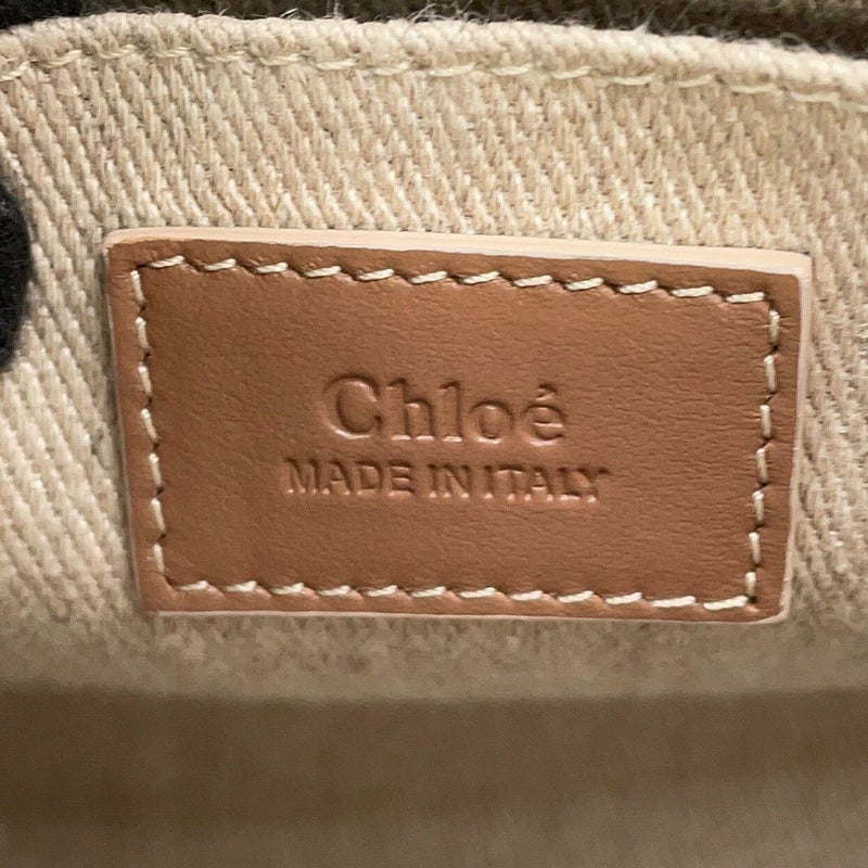 クロエ ハンドバッグ ウッディ トート スモール キャンバス レザー CHC23AS397L1726Y Chloe