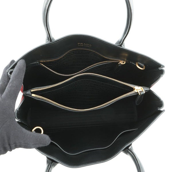 プラダ トートバッグ サフィアーノレザー 1BA153 PRADA 2way 黒