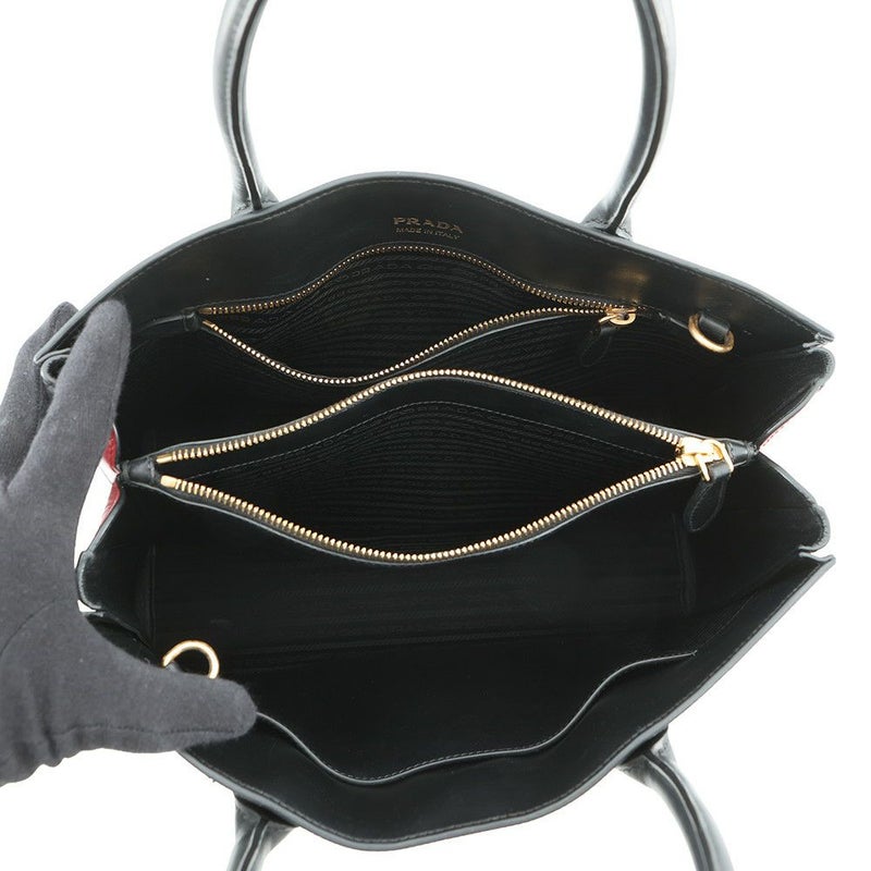 プラダ トートバッグ サフィアーノレザー 1BA153 PRADA 2way 黒