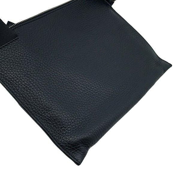 フェンディ ショルダーバッグ FFロゴスタンプ レザー 7VA437 FENDI バッグ ショルダーバッグ 黒 メンズ