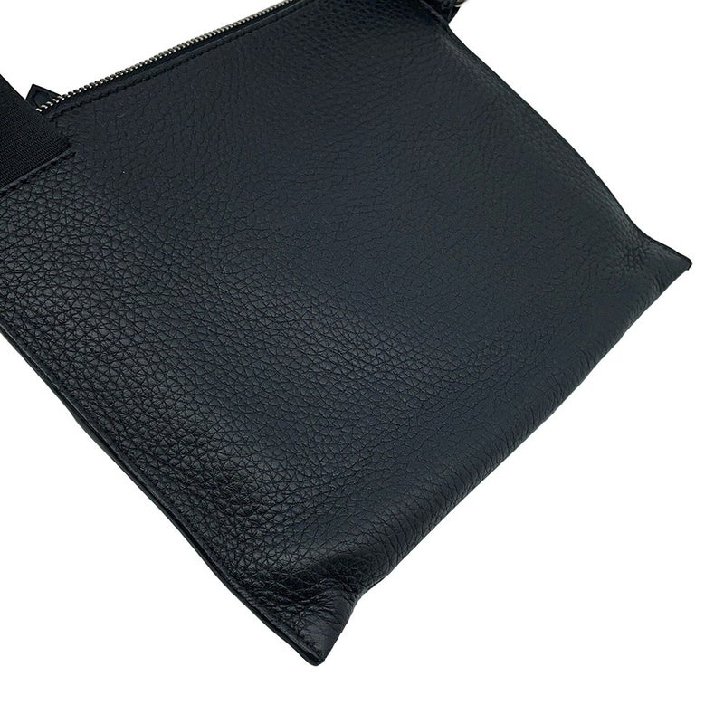 フェンディ ショルダーバッグ FFロゴスタンプ レザー 7VA437 FENDI バッグ ショルダーバッグ 黒 メンズ