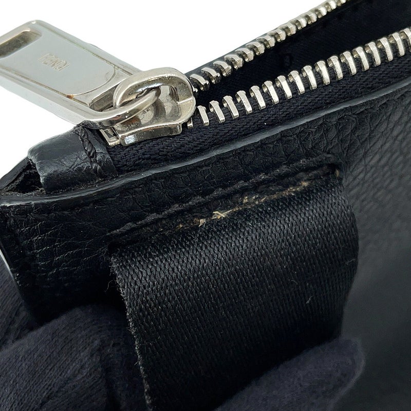 フェンディ ショルダーバッグ FFロゴスタンプ レザー 7VA437 FENDI バッグ ショルダーバッグ 黒 メンズ