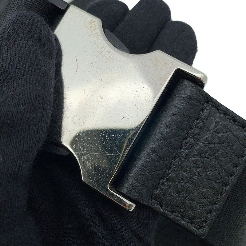 フェンディ ショルダーバッグ FFロゴスタンプ レザー 7VA437 FENDI バッグ ショルダーバッグ 黒 メンズ