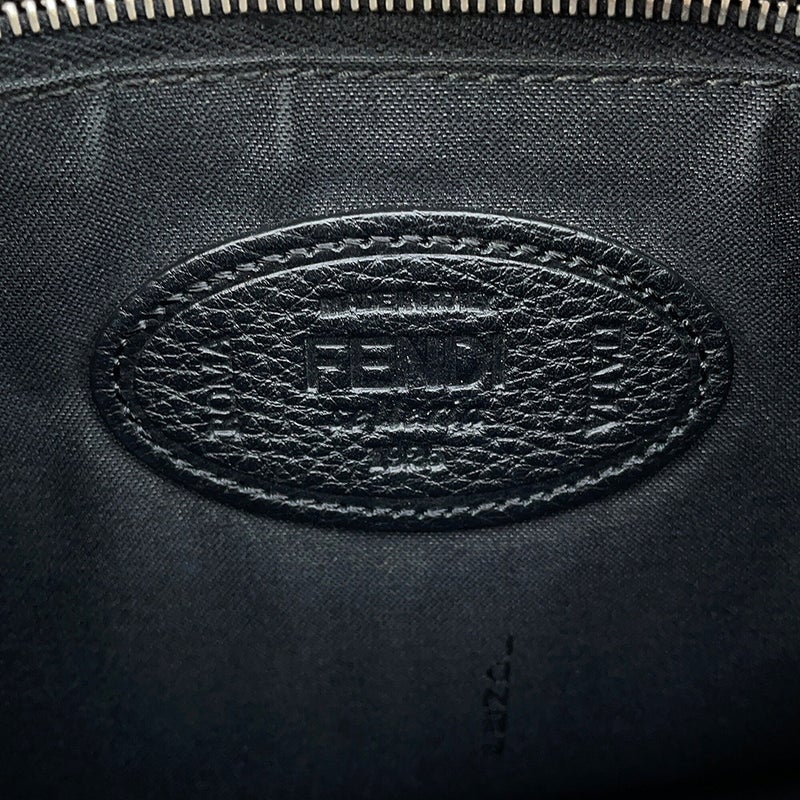 フェンディ ショルダーバッグ FFロゴスタンプ レザー 7VA437 FENDI バッグ ショルダーバッグ 黒 メンズ