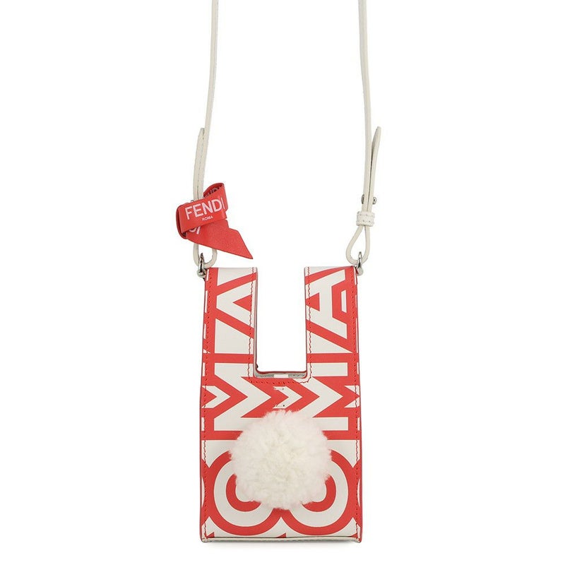 フェンディ ショルダーバッグ マークジェイコブス MINI BUSTINA BUNNY レザー 7SA169 FENDI バッグチャーム ウサギ