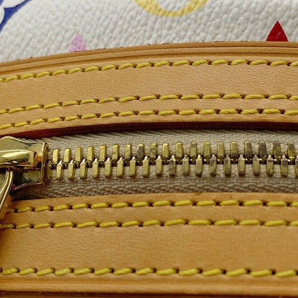 ルイヴィトン ハンドバッグ モノグラム・マルチカラー LV × TM プリシラ M40096 ヴィトン バッグ 白 ホワイト 村上隆 コラボ