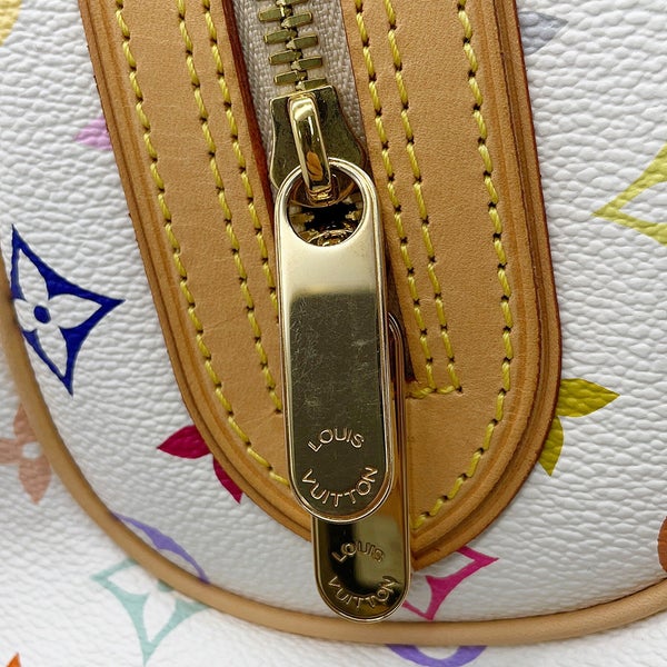 ルイヴィトン ハンドバッグ モノグラム・マルチカラー LV × TM プリシラ M40096 ヴィトン バッグ 白 ホワイト 村上隆 コラボ
