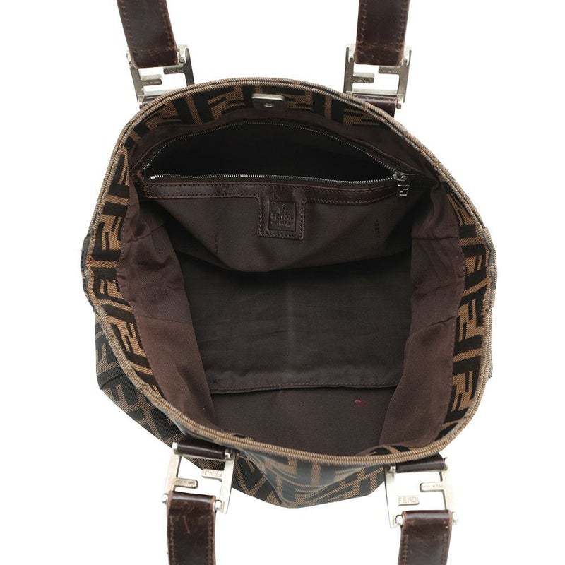 フェンディ ハンドバッグ ズッカ柄 キャンバス レザー 26693 FENDI