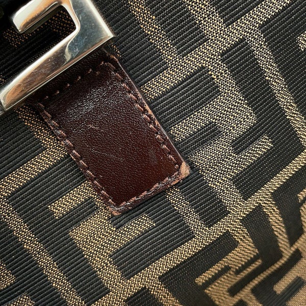 フェンディ ハンドバッグ ズッカ柄 キャンバス レザー 26693 FENDI