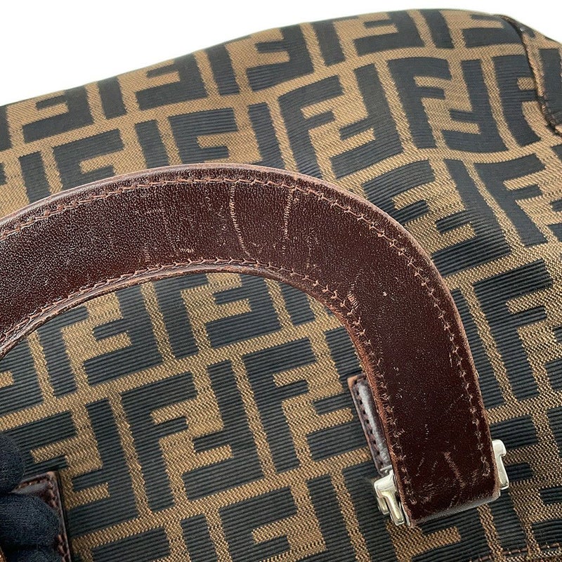 フェンディ ハンドバッグ ズッカ柄 キャンバス レザー 26693 FENDI