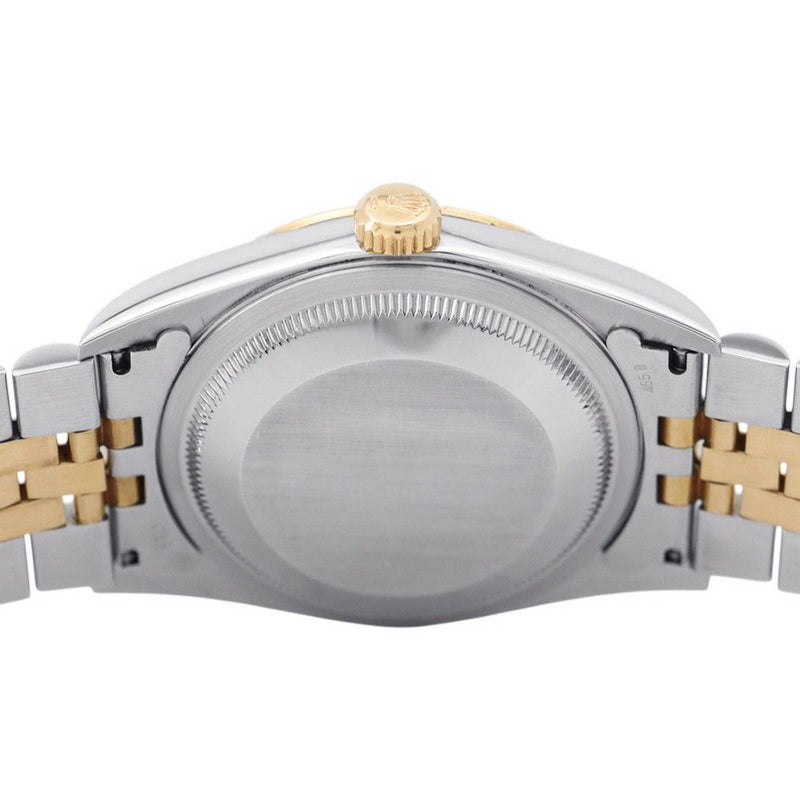ロレックス デイトジャスト W番 SS/K18YG 16233G ROLEX 腕時計 シャンパン文字盤 10Pダイヤ