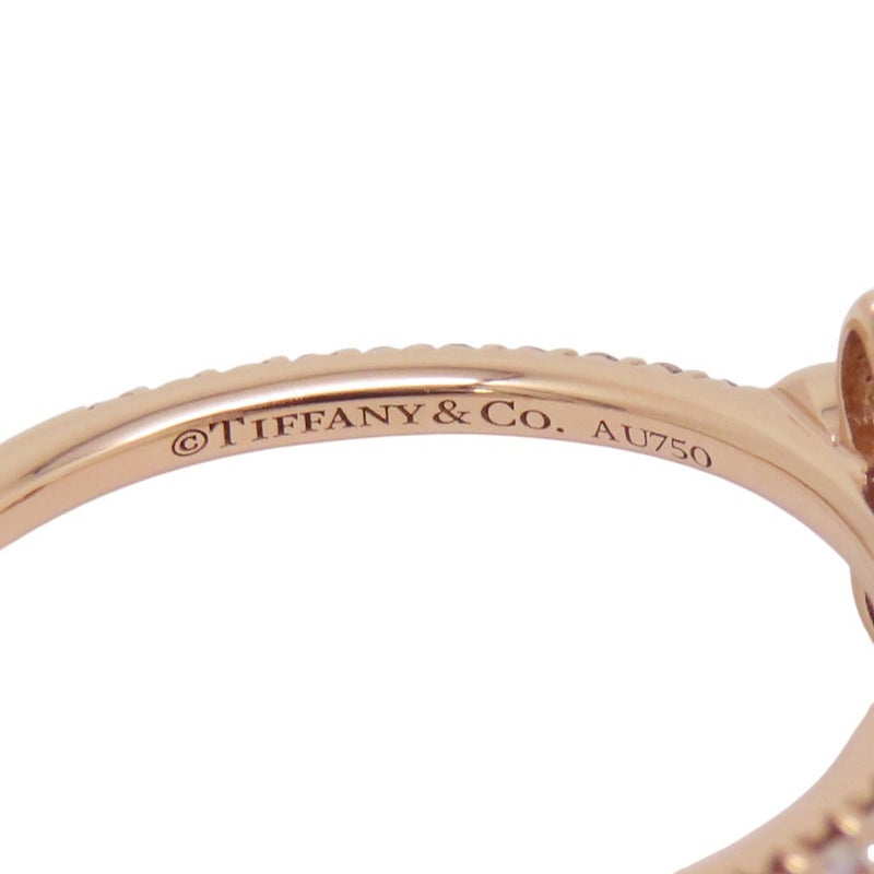 ティファニー リング フルール ド リス ダイヤモンド K18PGピンクゴールド リングサイズ約9号 Tiffany&Co. 指輪 ユリ 花