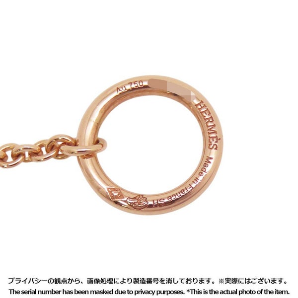 エルメス ブレスレット ヴェルティージュ・クール TPM ダイヤモンド 1P 0.05ct K18PGピンクゴールド サイズSH HERMES