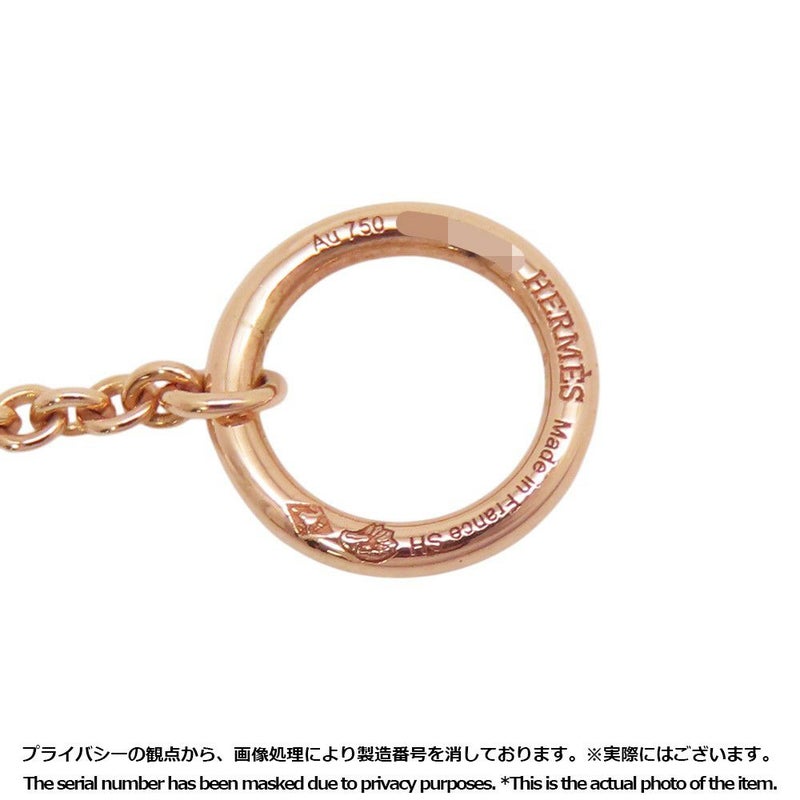 エルメス ブレスレット ヴェルティージュ・クール TPM ダイヤモンド 1P 0.05ct K18PGピンクゴールド サイズSH HERMES