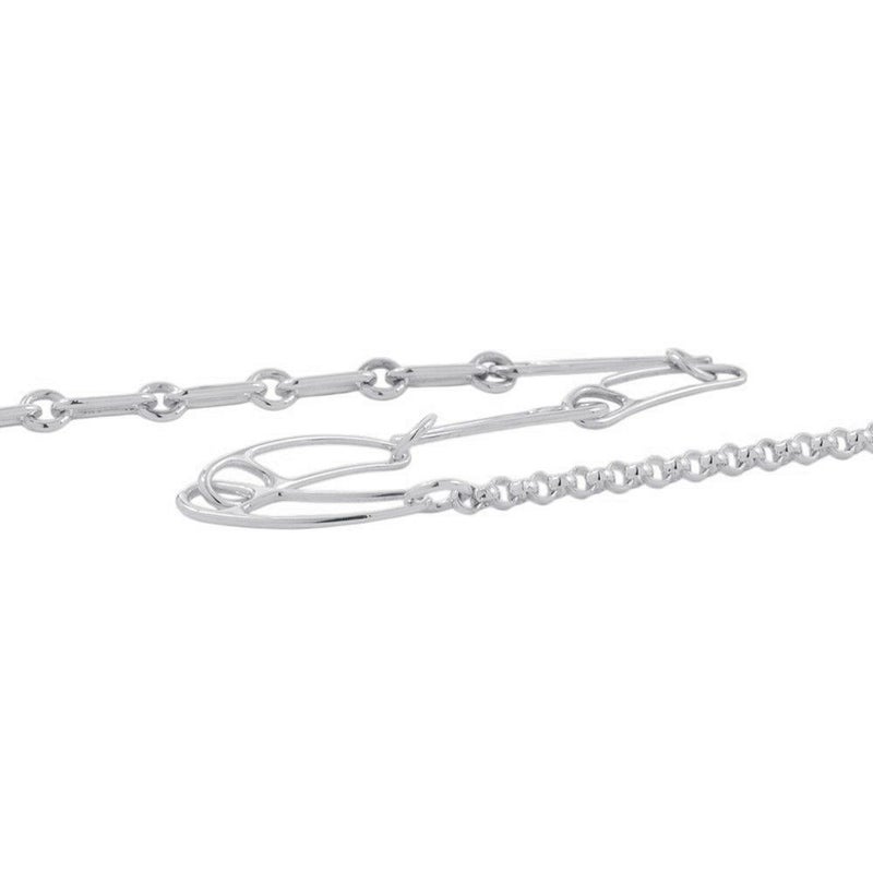 エルメス ネックレス シェーヌダンクル パンク ネックレスLG SV925シルバー HERMES ジュエリー