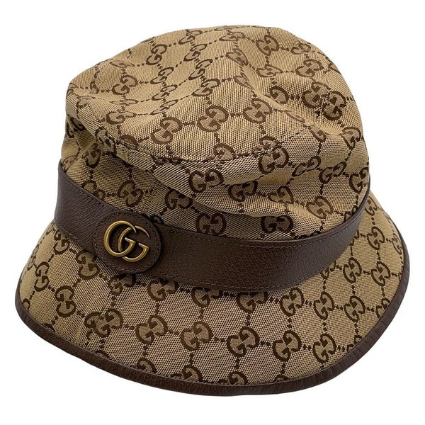 グッチ ハット GGキャンバス フェドラハット サイズM 576587 帽子 バケットハット