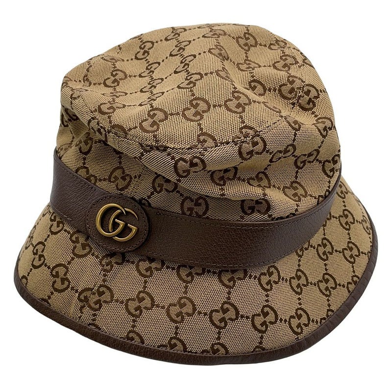 グッチ ハット GGキャンバス フェドラハット サイズM 576587 帽子 バケットハット