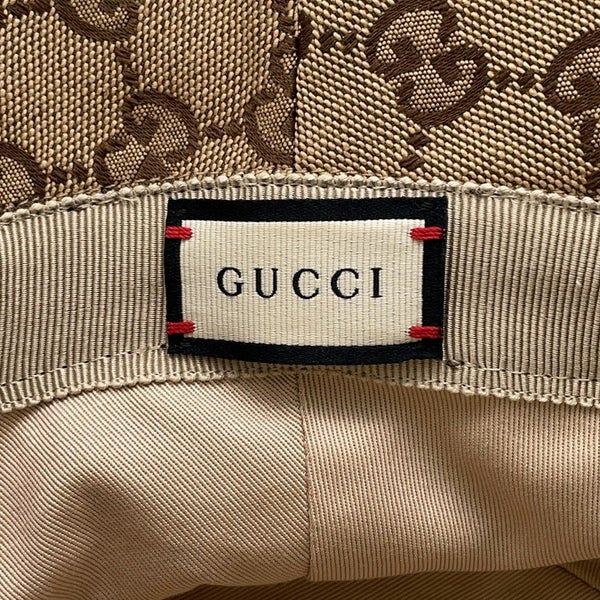 グッチ ハット GGキャンバス フェドラハット サイズM 576587 帽子 バケットハット