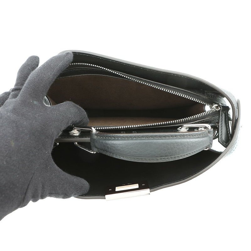 フェンディ ハンドバッグ ピーカブー アイシーユー エックスクロス スモール レザー 7VA530 FENDI 2way 黒