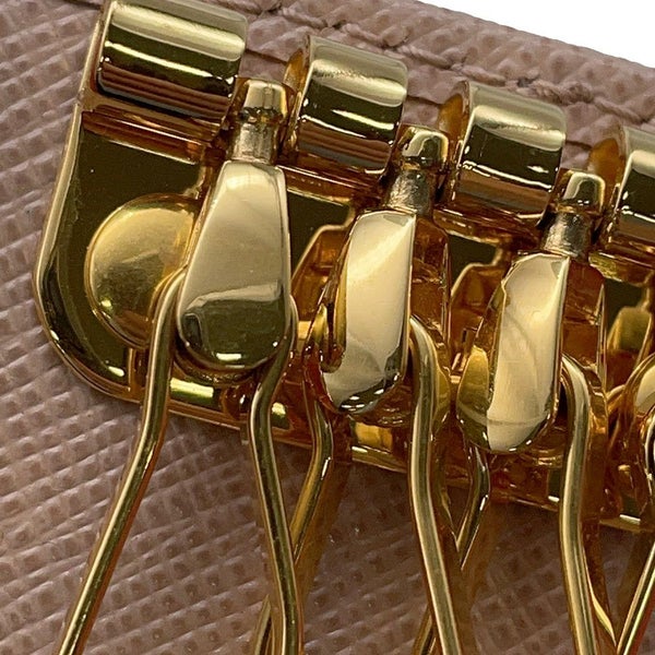 プラダ 4連キーケース サフィアーノ 1PG004 PRADA キーケース キーリング付き