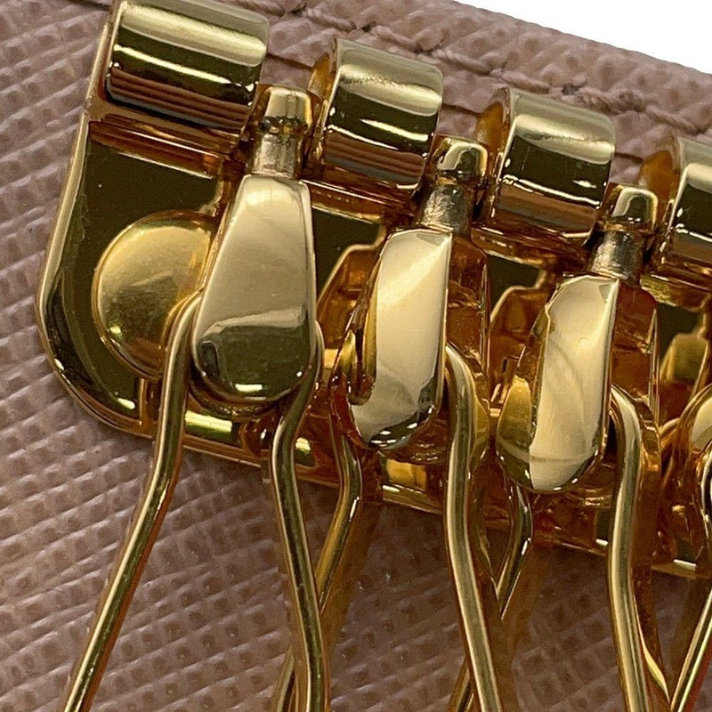 プラダ 4連キーケース サフィアーノ 1PG004 PRADA キーケース キーリング付き