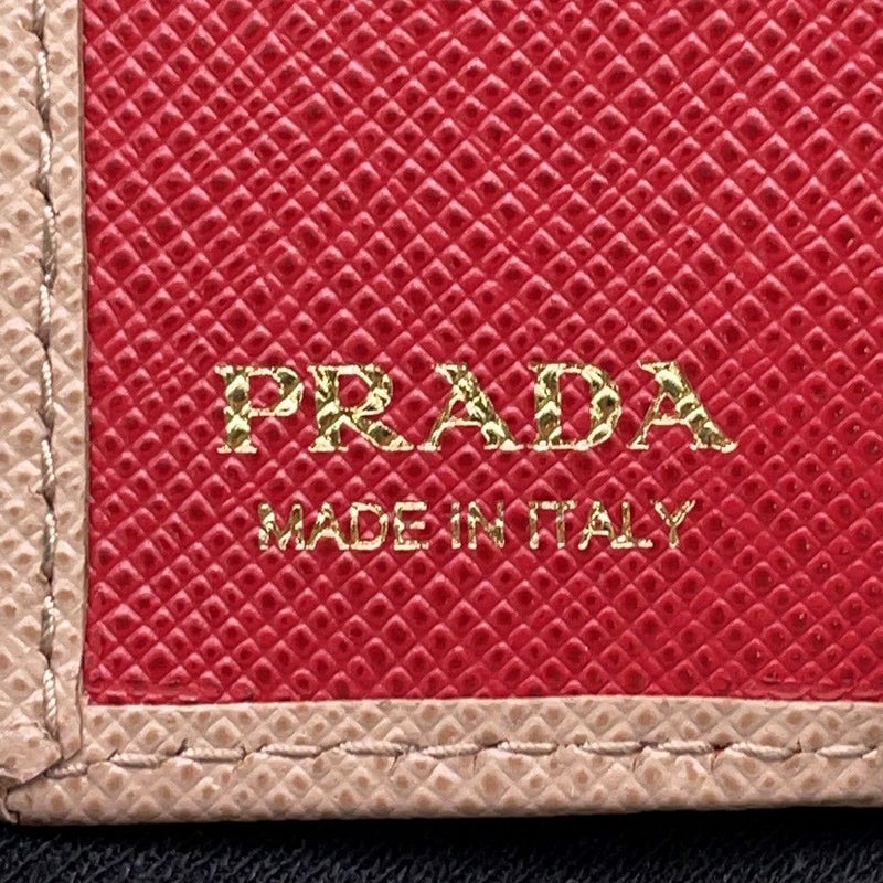 プラダ 4連キーケース サフィアーノ 1PG004 PRADA キーケース キーリング付き