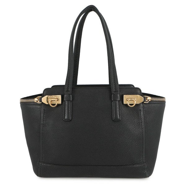 フェラガモ トートバッグ ガンチーニ レザー 21D698 Ferragamo 黒