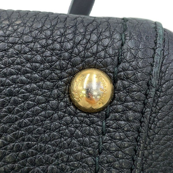 フェラガモ トートバッグ ガンチーニ レザー 21D698 Ferragamo 黒