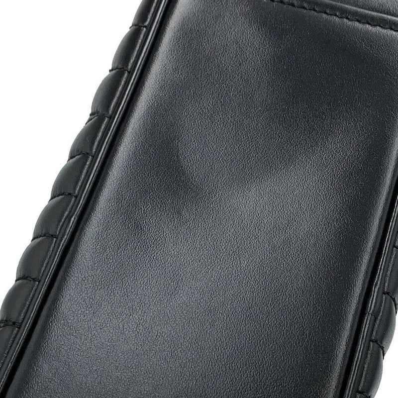 プラダ チェーンショルダーバッグ ダイアグラム レザー 1BH083 PRADA 黒