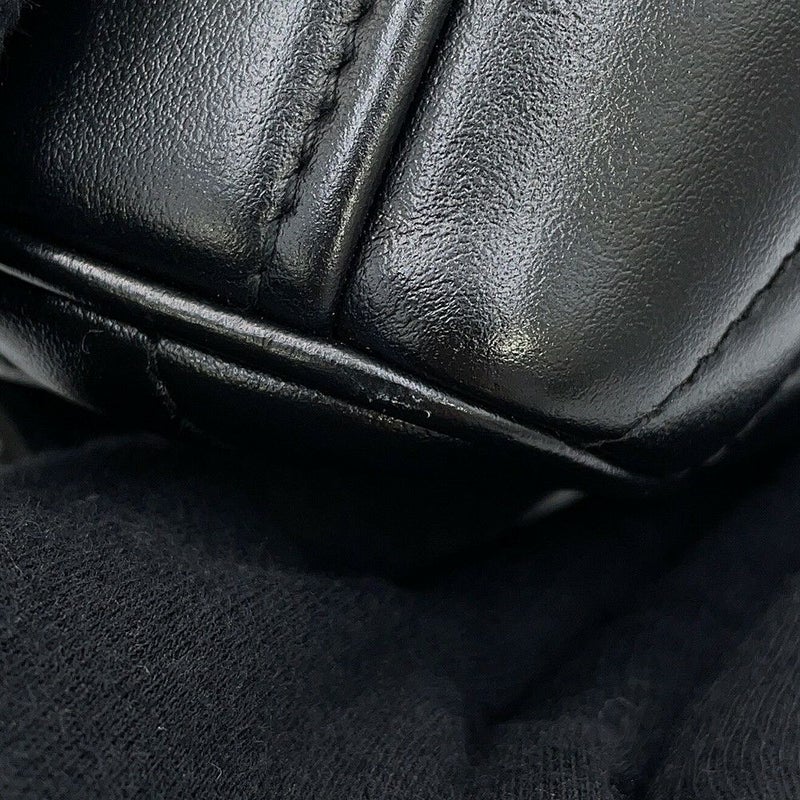 プラダ チェーンショルダーバッグ ダイアグラム レザー 1BH083 PRADA 黒