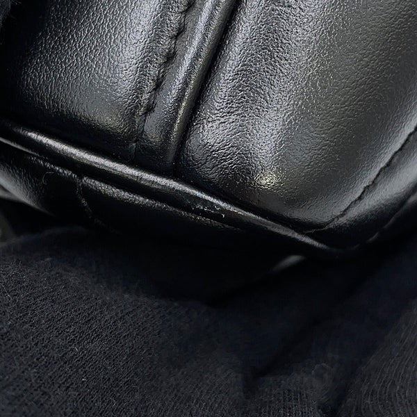 プラダ チェーンショルダーバッグ ダイアグラム レザー 1BH083 PRADA 黒