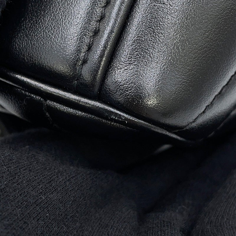 プラダ チェーンショルダーバッグ ダイアグラム レザー 1BH083 PRADA 黒