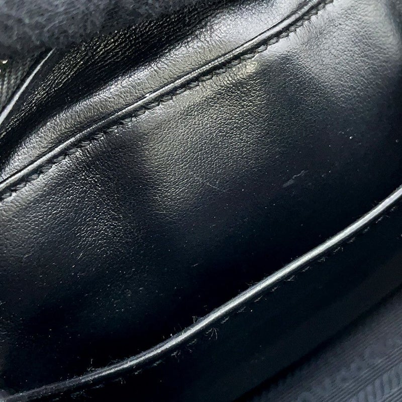 プラダ チェーンショルダーバッグ ダイアグラム レザー 1BH083 PRADA 黒