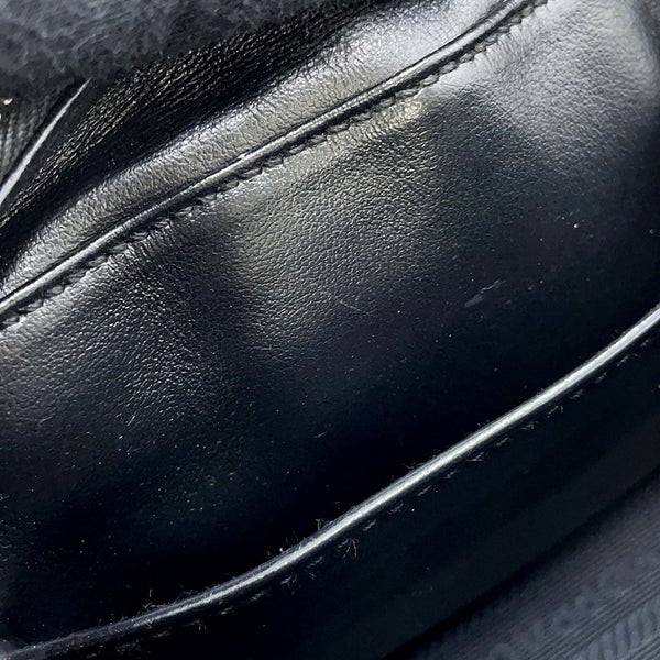 プラダ チェーンショルダーバッグ ダイアグラム レザー 1BH083 PRADA 黒