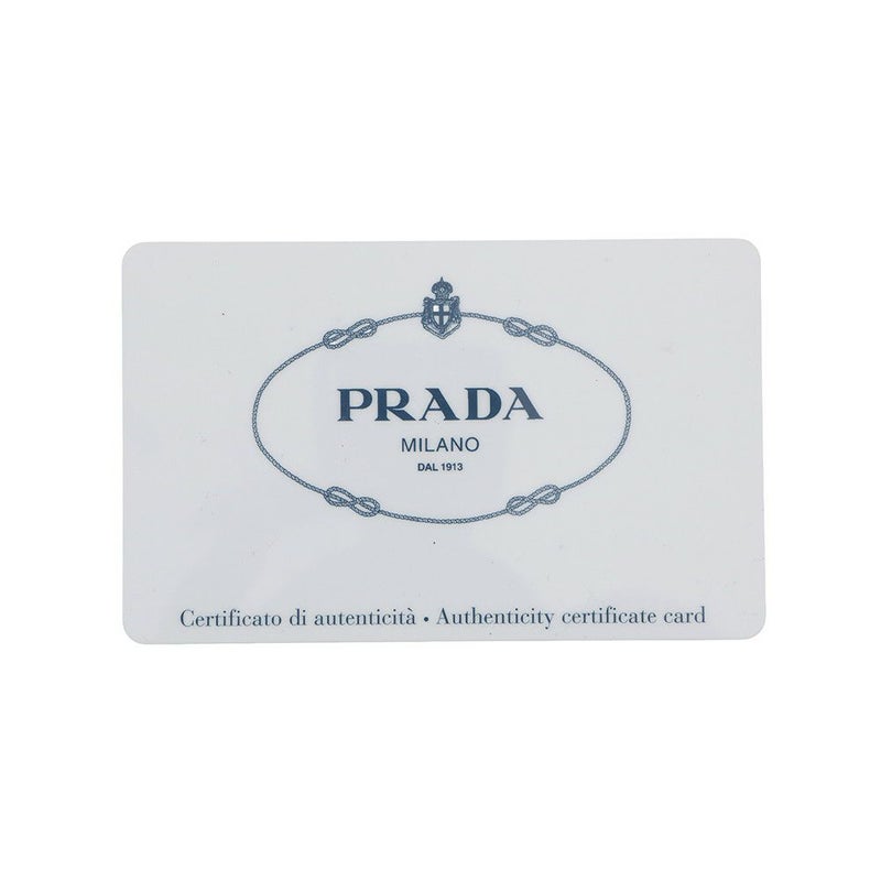 プラダ チェーンショルダーバッグ ダイアグラム レザー 1BH083 PRADA 黒