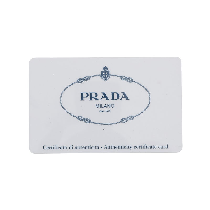 プラダ チェーンショルダーバッグ ダイアグラム レザー 1BH083 PRADA 黒